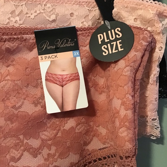 Prima Valentina Lace Underwear Briefs Style 848072X 3 Pack Plus Size 2X NWT - Picture 5 of 10